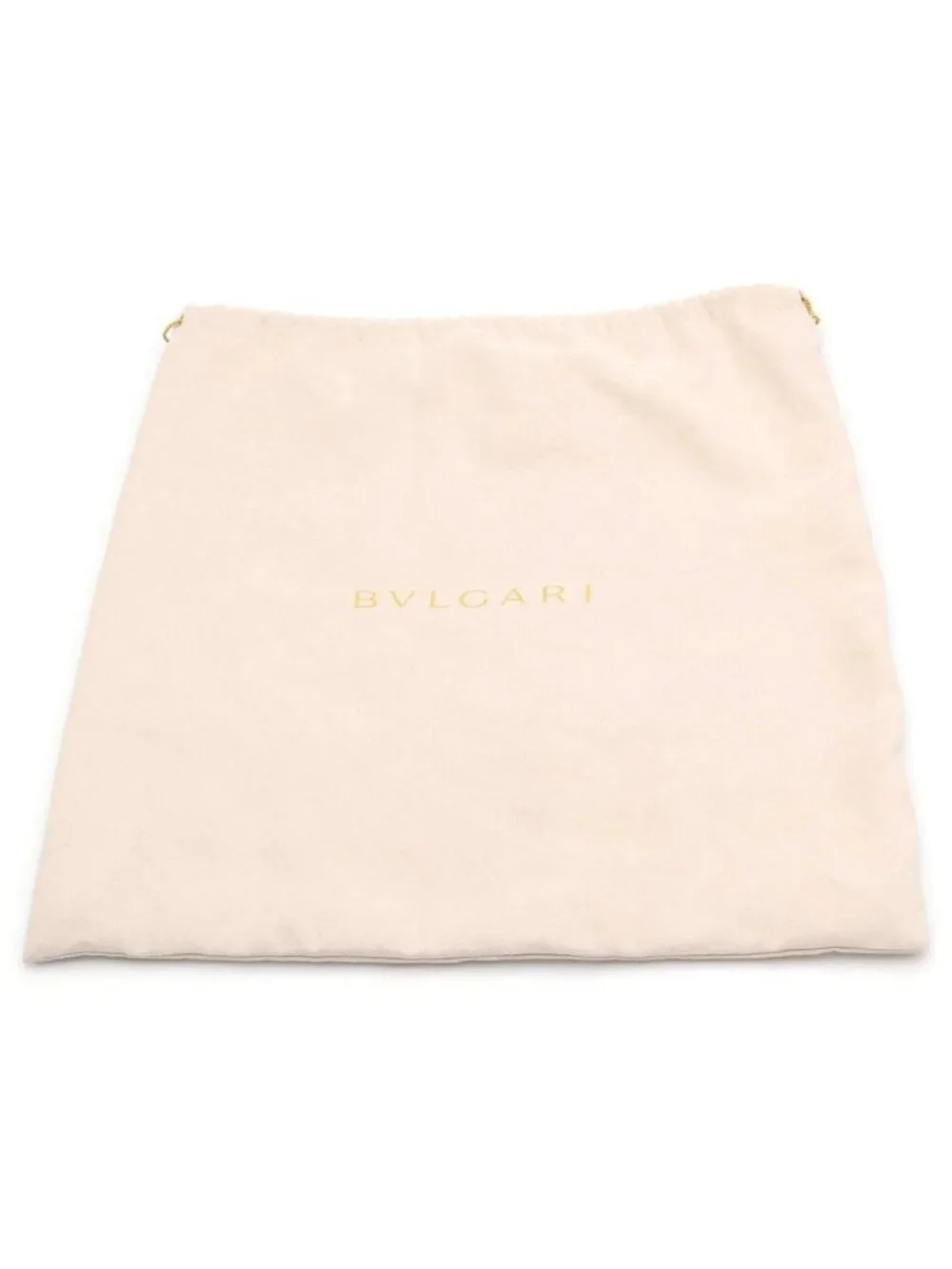 Bvlgari Serpenti Cabochon Chain Shoulder Back Leather White